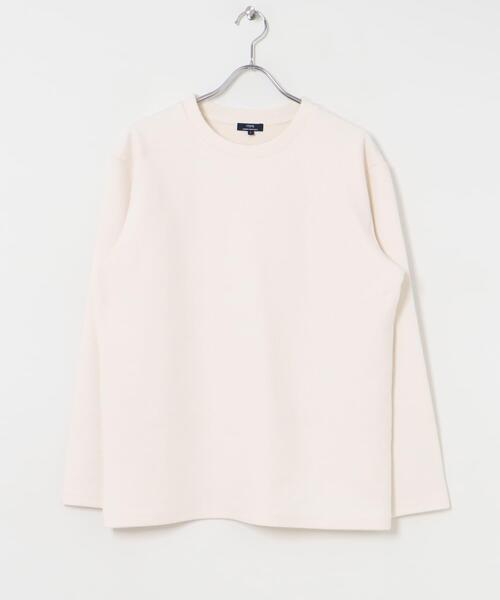 ITEMS URBANRESEARCH（アイテムズ アーバンリサーチ）の「クルーネック リブ ヘビーウェイトTops（Tシャツ/カットソー・メンズ・チャコールグレー/ブラック/アイボリー/モカ・MEDIUM/LARGE）」の20枚目の写真