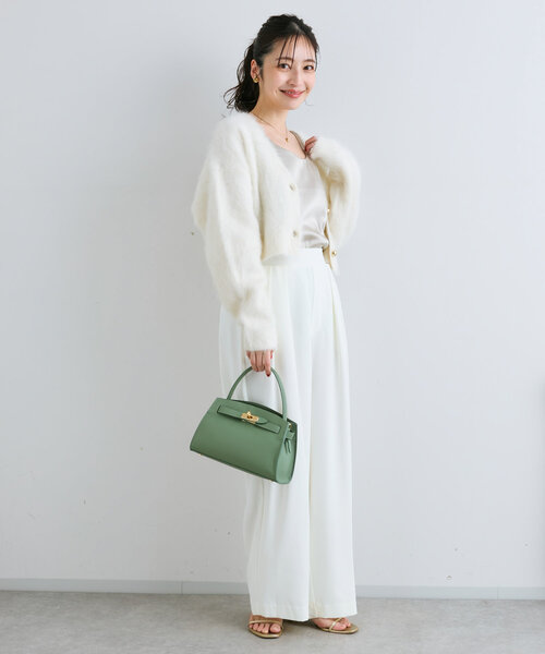 ラブティックボンボン　コロコロボタンヘアリーニットカーディガン La boutique BonBon（ラブティックボンボン）の「【ふわモテ】コロコロ