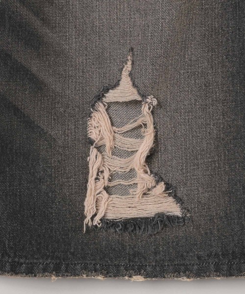 JEANASIS（ジーナシス）の「クラッシュデニムジョーツ/289667（デニムパンツ・レディース・ブラック系その他/ブルー系その他・SMALL/MEDIUM）」の10枚目の写真