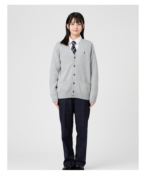 EASTBOY(イーストボーイ)の「パンツ チェック ウォッシャブル 女子 制服 学生服 中学 高校 スクール(スラックス・キッズ・チャコール/ネイビー・9号/11号/7号)」の6枚目の写真