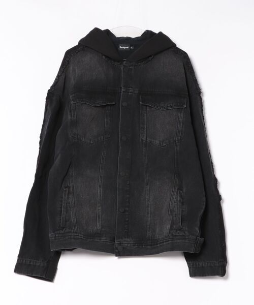 Desigual(デシグアル)の「コンビネーションジャケット(デニムジャケット・メンズ・ブラック・XL/L/S/M)」の4枚目の写真