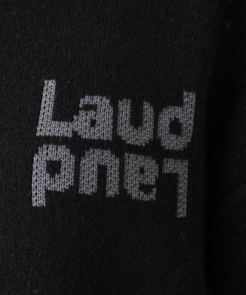 Cutie Blonde(キューティーブロンド)の「【セットアップ可】もちもちミックスヤーンロゴニット(ニット/セーター・レディース・ブラック/スモーキーグリーン系/ライトベージュ/ピンク・01/02/03/04)」の8枚目の写真