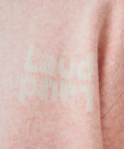 Cutie Blonde(キューティーブロンド)の「【セットアップ可】もちもちミックスヤーンロゴニット(ニット/セーター・レディース・ブラック/スモーキーグリーン系/ライトベージュ/ピンク・01/02/03/04)」の16枚目の写真