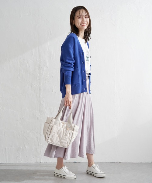 ikka（イッカ）の「8枚ハギボリュームスカート（スカート・レディース・ライトグレー/グリーン/オレンジ/ネイビー/チャコールグレー・M/L/S）」の22枚目の写真