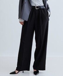 GALLEST | イージーストレートワイドパンツ【裏地付き】(その他パンツ)