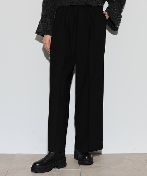 GALLEST（ギャレスト）の「◆イージーストレートワイドパンツ【裏地付き】（その他パンツ・レディース・ブラック/ブラウン系・34/36/38/40）」の21枚目の写真