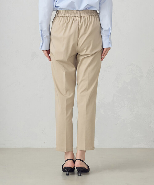 COMME CA MODELS（コムサモデルズ）の「【美しいベーシックパンツ】ストレッチテーパードパンツ（その他パンツ・レディース・ライトグレー/ベージュ/ミント/ブラック/ブラウン/カーキ/グレイッシュベージュ・X-LARGE/LARGE/MEDIUM/SMALL/X-SMALL）」の18枚目の写真