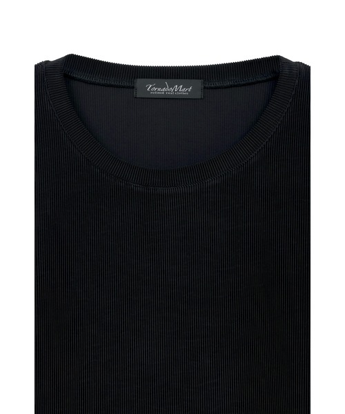 TORNADO MART(トルネードマート)の「TORNADO MART∴ロイカコードハイストレッチクルーカットソー(Tシャツ/カットソー・メンズ・ブラック・M/L/LL)」の3枚目の写真