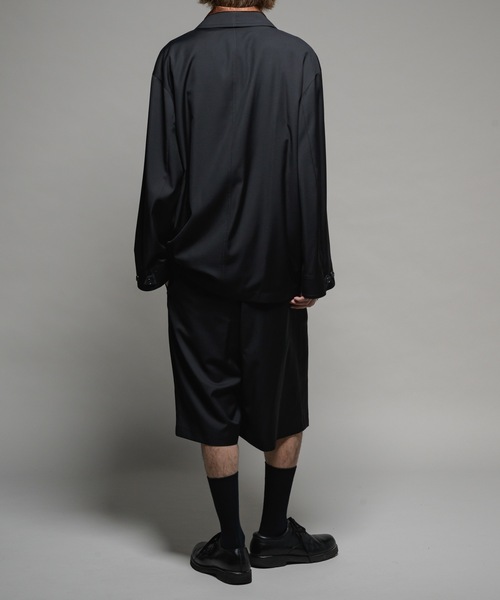 CASPER JOHN（キャスパージョン）の「Smooth shark tab button tailored jacket/スムースシャークタブボタンテーラードジャケット（テーラードジャケット・メンズ・グレー/ブラック/ブラウン・X-SMALL/SMALL/MEDIUM/LARGE）」の11枚目の写真