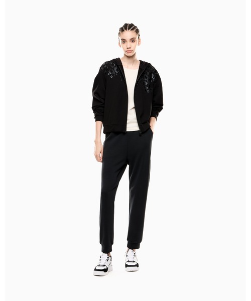 EMPORIO ARMANI EA7（エンポリオアルマーニイーエーセブン）の「【エンポリオ アルマーニ EA7】Graphic Series クルーネックTシャツ ストレッチコットン（Tシャツ/カットソー・レディース・ブラック/ホワイト系・LARGE/MEDIUM/SMALL/X-SMALL）」の10枚目の写真