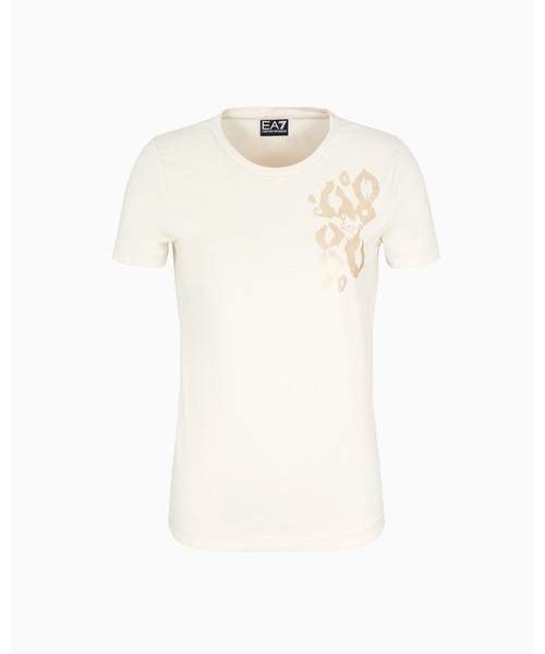 EMPORIO ARMANI EA7（エンポリオアルマーニイーエーセブン）の「【エンポリオ アルマーニ EA7】Graphic Series クルーネックTシャツ ストレッチコットン（Tシャツ/カットソー・レディース・ブラック/ホワイト系・LARGE/MEDIUM/SMALL/X-SMALL）」の7枚目の写真