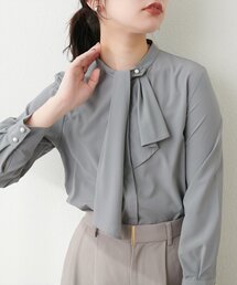 【WEB限定】ドレープスカーフ2WAYブラウス
