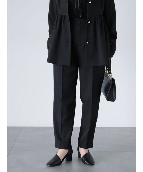 sm2rhythm(サマンサモスモスリズム)の「【セレモニーアイテム】テーパードパンツ(セットアップ可)(その他パンツ・レディース・ライトベージュ/ブラック・M/L)」の3枚目の写真