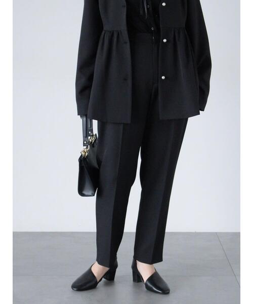 sm2rhythm(サマンサモスモスリズム)の「【セレモニーアイテム】テーパードパンツ(セットアップ可)(その他パンツ・レディース・ライトベージュ/ブラック・M/L)」の4枚目の写真