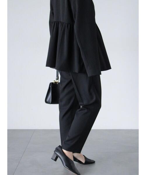 sm2rhythm(サマンサモスモスリズム)の「【セレモニーアイテム】テーパードパンツ(セットアップ可)(その他パンツ・レディース・ライトベージュ/ブラック・M/L)」の7枚目の写真