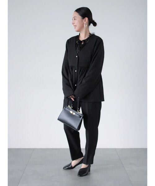 sm2rhythm(サマンサモスモスリズム)の「【セレモニーアイテム】テーパードパンツ(セットアップ可)(その他パンツ・レディース・ライトベージュ/ブラック・M/L)」の9枚目の写真