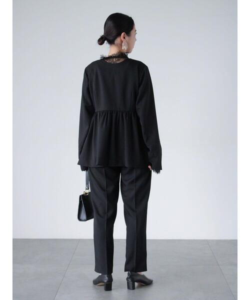 sm2rhythm(サマンサモスモスリズム)の「【セレモニーアイテム】テーパードパンツ(セットアップ可)(その他パンツ・レディース・ライトベージュ/ブラック・M/L)」の11枚目の写真