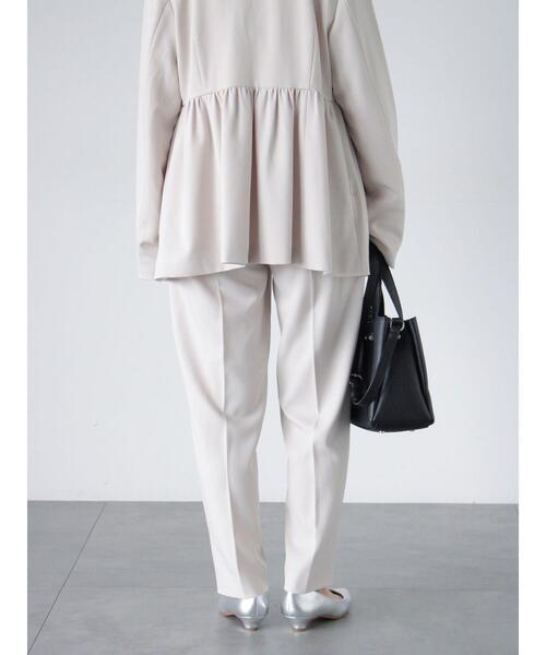 sm2rhythm(サマンサモスモスリズム)の「【セレモニーアイテム】テーパードパンツ(セットアップ可)(その他パンツ・レディース・ライトベージュ/ブラック・M/L)」の21枚目の写真