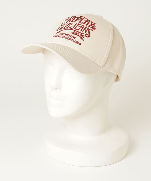 ユニセックス ロゴ刺しゅうコットンキャンバスCAP