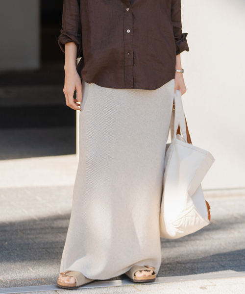 ≪追加≫ワッフルストレートスカート2（スカート）｜FRAMeWORK  