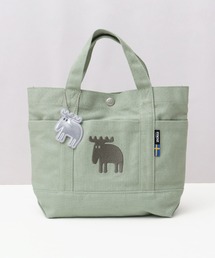 moz（モズ）の「キャンバス ミニ ハンドトートバッグ エルク リフレクトチャーム付き（トートバッグ）」