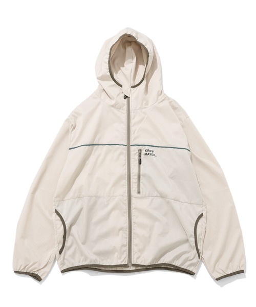 KRIFF MAYER（クリフメイヤー）の「さらさらエアーパッカブルジャケット（マウンテンパーカー・メンズ・ブラック/ナチュラル/レンガ/グリーン/カラフル・MEDIUM/LARGE/X-LARGE）」の3枚目の写真