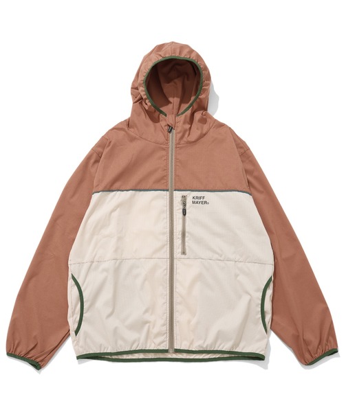 KRIFF MAYER（クリフメイヤー）の「さらさらエアーパッカブルジャケット（マウンテンパーカー・メンズ・ブラック/ナチュラル/レンガ/グリーン/カラフル・MEDIUM/LARGE/X-LARGE）」の4枚目の写真