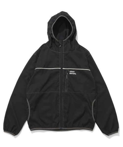 KRIFF MAYER（クリフメイヤー）の「さらさらエアーパッカブルジャケット（マウンテンパーカー・メンズ・ブラック/ナチュラル/レンガ/グリーン/カラフル・MEDIUM/LARGE/X-LARGE）」の6枚目の写真