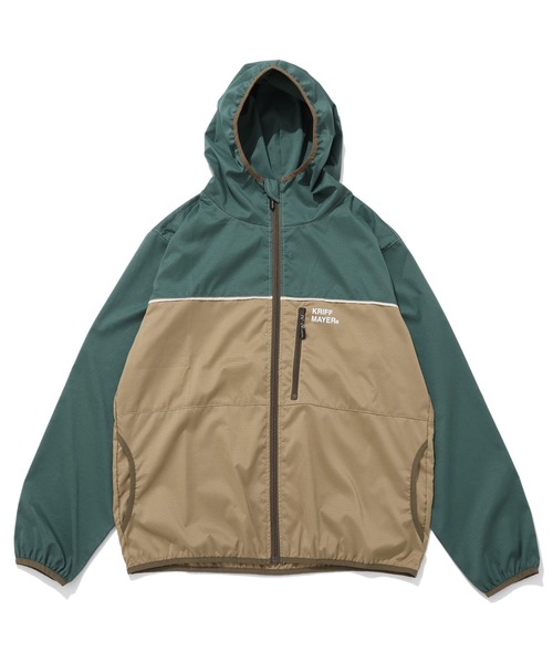 KRIFF MAYER（クリフメイヤー）の「さらさらエアーパッカブルジャケット（マウンテンパーカー・メンズ・ブラック/ナチュラル/レンガ/グリーン/カラフル・MEDIUM/LARGE/X-LARGE）」の8枚目の写真