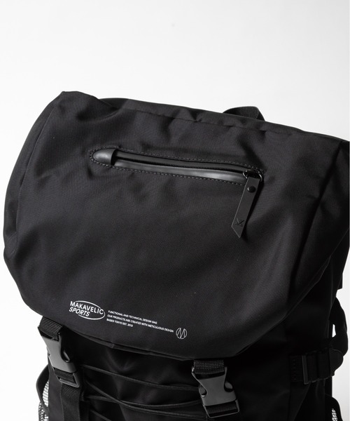 MAKAVELIC(マキャベリック)の「Active Backpack(バックパック/リュック・メンズ・ブラック・ONESIZE)」の9枚目の写真