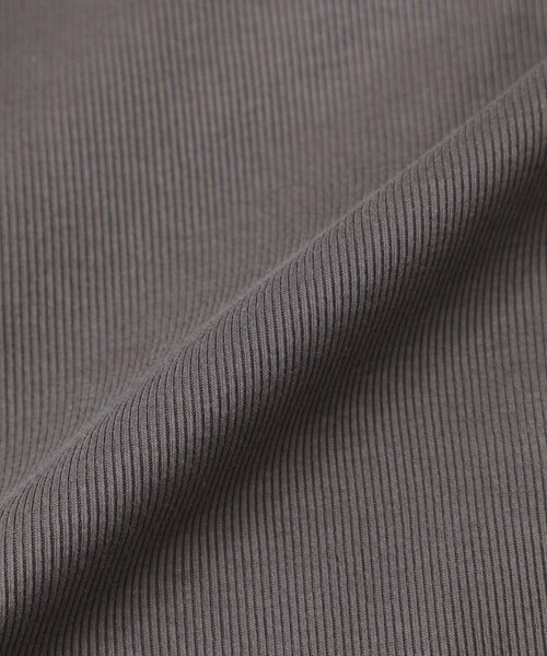 MACKINTOSH LONDON（マッキントッシュ ロンドン）の「ストレッチリブタンクトップ（タンクトップ・レディース・チャコールグレー/オフホワイト/ブラック・40/38）」の4枚目の写真