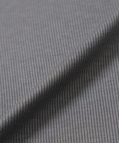 MACKINTOSH LONDON（マッキントッシュ ロンドン）の「ストレッチリブタンクトップ（タンクトップ・レディース・チャコールグレー/オフホワイト/ブラック・40/38）」の11枚目の写真