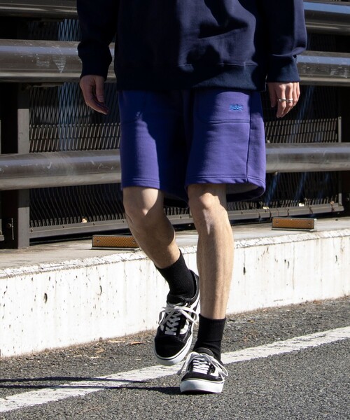 JACK PURCELL（ジャックパーセル）の「【Jack Purcell/ジャックパーセル】コーマ裏毛 スウェットハーフパンツ ショートパンツ（その他パンツ・メンズ・ブルー/アッシュグレー/ブラック・S/M/L）」の3枚目の写真