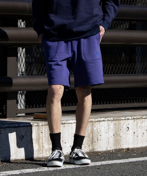 JACK PURCELL（ジャックパーセル）の「【Jack Purcell/ジャックパーセル】コーマ裏毛 スウェットハーフパンツ ショートパンツ（その他パンツ・メンズ・ブルー/アッシュグレー/ブラック・S/M/L）」の5枚目の写真