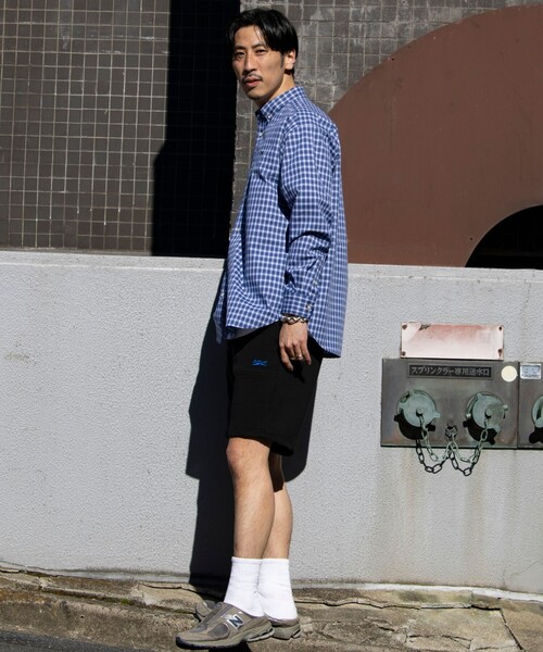 JACK PURCELL（ジャックパーセル）の「【Jack Purcell/ジャックパーセル】コーマ裏毛 スウェットハーフパンツ ショートパンツ（その他パンツ・メンズ・ブルー/アッシュグレー/ブラック・S/M/L）」の12枚目の写真