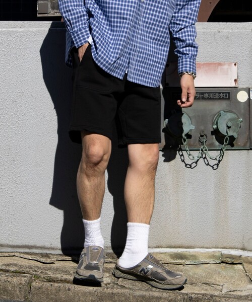 JACK PURCELL（ジャックパーセル）の「【Jack Purcell/ジャックパーセル】コーマ裏毛 スウェットハーフパンツ ショートパンツ（その他パンツ・メンズ・ブルー/アッシュグレー/ブラック・S/M/L）」の14枚目の写真