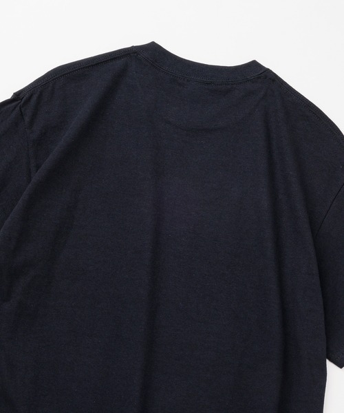 KAVU（カブー）の「KAVU/カブー Simple Salom Tee/シンプルサーモンティー（Tシャツ/カットソー・メンズ・インディゴブルー/マルーン/パープル/ブラック/オリーブ/ライトピンク/グレー/アッシュグレー/ナチュラル/ライム・LARGE/X-LARGE/MEDIUM）」の13枚目の写真