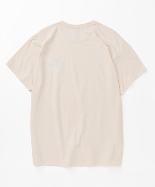 KAVU（カブー）の「KAVU/カブー Simple Salom Tee/シンプルサーモンティー（Tシャツ/カットソー・メンズ・インディゴブルー/マルーン/パープル/ブラック/オリーブ/ライトピンク/グレー/アッシュグレー/ナチュラル/ライム・LARGE/X-LARGE/MEDIUM）」の21枚目の写真