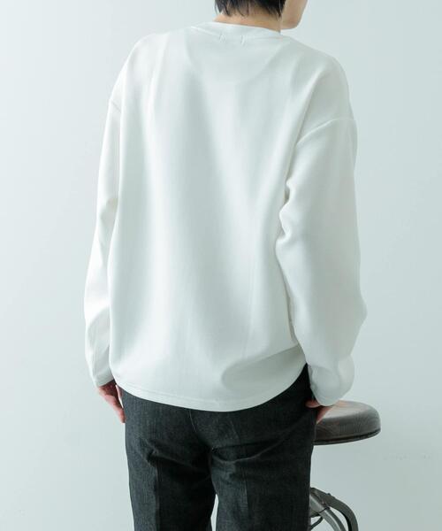 ITEMS URBANRESEARCH（アイテムズ アーバンリサーチ）の「Art Graphic ポンチカットソー Dawn（Tシャツ/カットソー・メンズ・ブラック/ホワイト・MEDIUM/LARGE）」の5枚目の写真