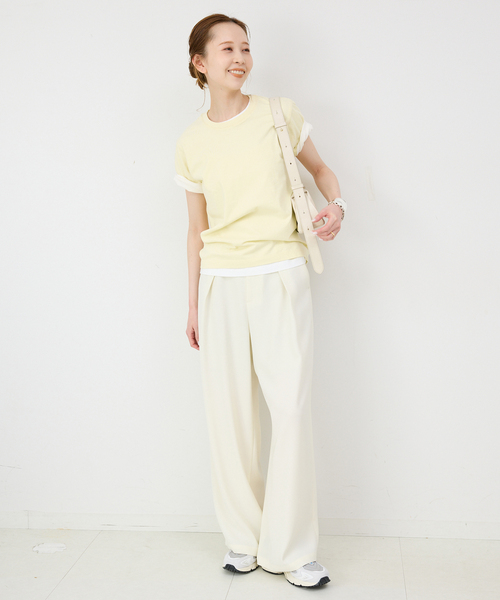 Hanes スローブ別注　カットソー SLOBE IENA｜《予約》HANES/ヘインズ SLOBE別注 WAFFLE 2パック