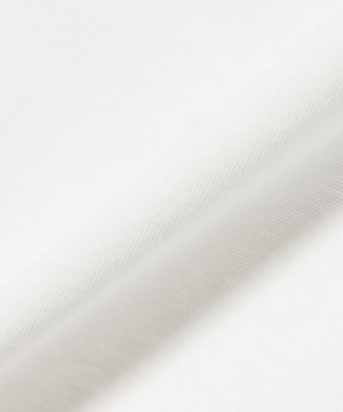 Demi-Luxe BEAMS（デミルクス ビームス）の「オーガニックコットン ラウンドネック 七分袖 カットソー（Tシャツ/カットソー・レディース・チャコールグレー/サックスブルー/ホワイト・ONE SIZE）」の21枚目の写真