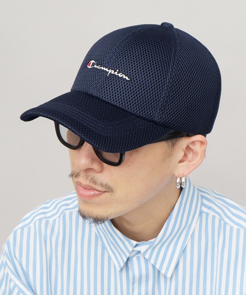 セール】ロングビル パフメッシュキャップ つば長 深め
