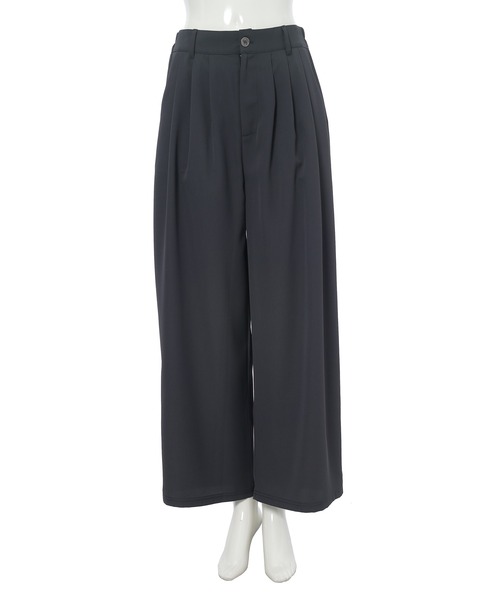 Edit Sheen（エディットシーン）の「タックワイドパンツ（その他パンツ・レディース・オフホワイト/チャコールグレー/ブラック・M）」の17枚目の写真