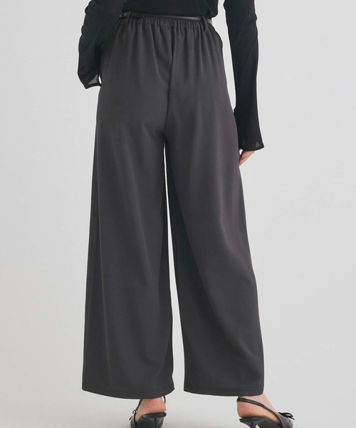 Edit Sheen（エディットシーン）の「タックワイドパンツ（その他パンツ・レディース・オフホワイト/チャコールグレー/ブラック・M）」の10枚目の写真