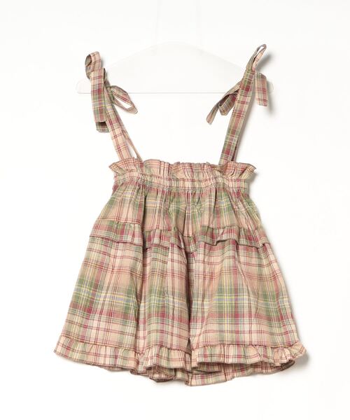 paravion(パラビオン)の「肩リボンチェックフレアキャミ(シャツ/ブラウス・レディース・ブラウン/レッド・FREE)」の10枚目の写真