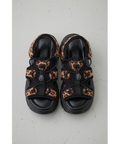 AZUL by moussy（アズールバイマウジー）の「スポーティーサンダル（サンダル・レディース・アイボリー/ブラック/ブラウン系その他/シルバー・SMALL/MEDIUM/LARGE）」の22枚目の写真