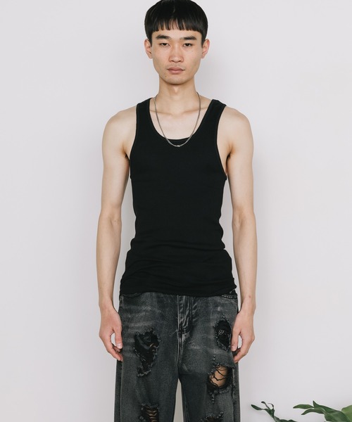 PRO CLUB （プロクラブ）の「【PROCLUB/プロクラブ】A-Shirts Aシャツ タンクトップ リブ 3枚入り（タンクトップ・メンズ・ブラック/ホワイト・XL/L/M）」の12枚目の写真