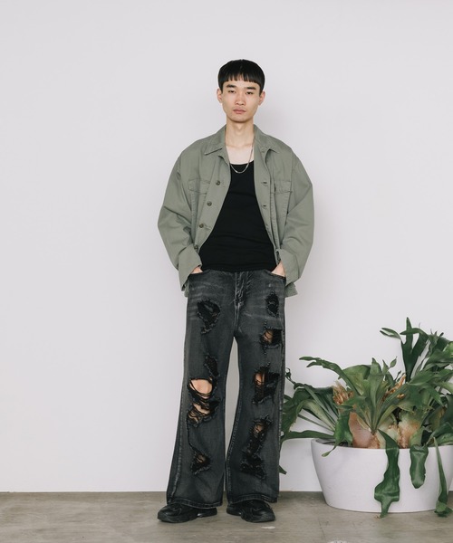 PRO CLUB （プロクラブ）の「【PROCLUB/プロクラブ】A-Shirts Aシャツ タンクトップ リブ 3枚入り（タンクトップ・メンズ・ブラック/ホワイト・XL/L/M）」の17枚目の写真