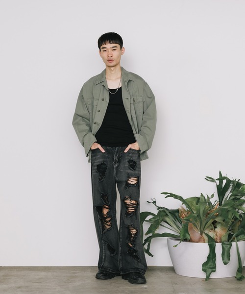 PRO CLUB （プロクラブ）の「【PROCLUB/プロクラブ】A-Shirts Aシャツ タンクトップ リブ 3枚入り（タンクトップ・メンズ・ブラック/ホワイト・XL/L/M）」の16枚目の写真