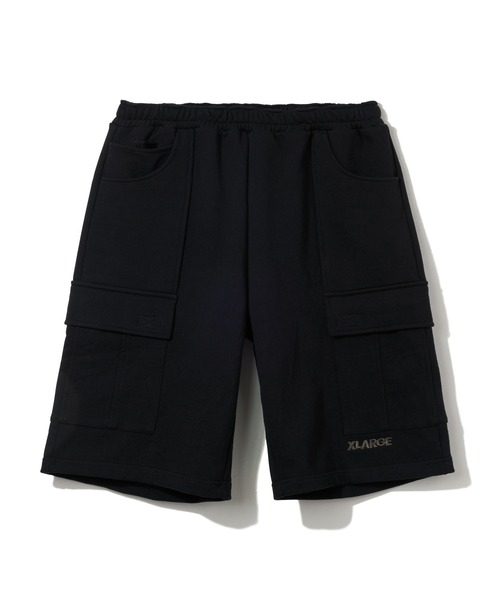 XLARGE(エクストララージ)の「SWEAT CARGO SHORT PANTS(スウェットパンツ・メンズ・カモフラージュ/ブラック/オリーブ・S/M/L/XL)」の4枚目の写真